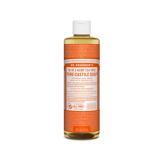 Dr Bronners Pure-Castile Soap Tea Tree 473 ml Dr Bronners Pure-Castile Soap Tea Tree 473 ml