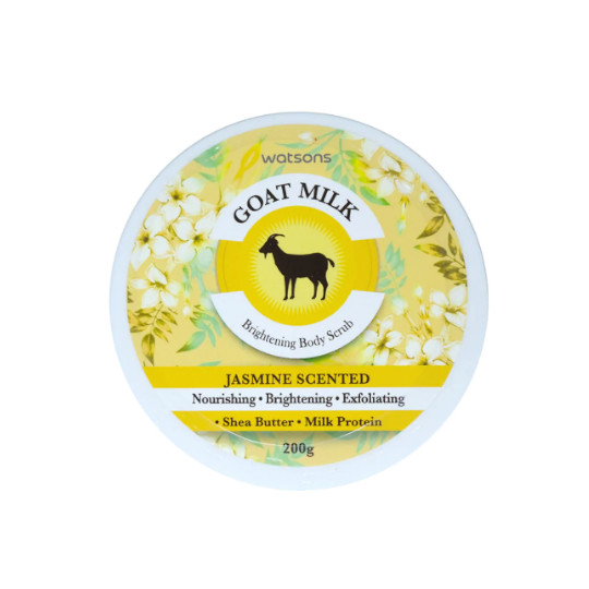 WATSONS GOAT'S MILK BODY SCRUB JASMINE 200 G WATSONS GOAT'S MILK BODY SCRUB JASMINE 200 G