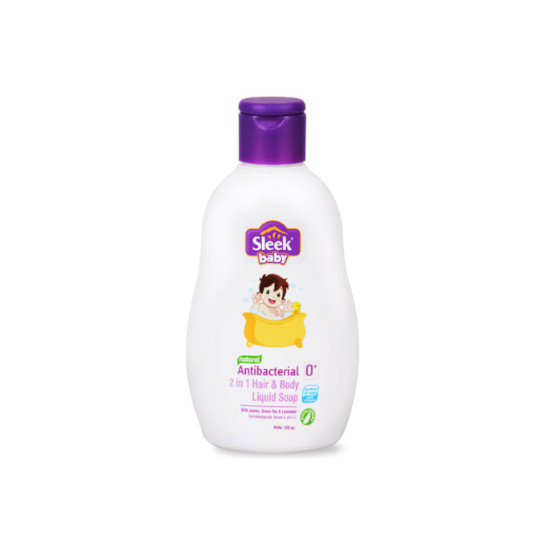 Sleek Baby 2 In 1 Hair & Body Liquid Wash 120 ml Sleek Baby 2 In 1 Hair & Body Liquid Wash 120 ml