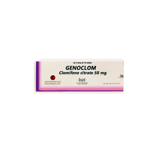 Genoclom 50 mg 10 Tablet Genoclom 50 mg 10 Tablet