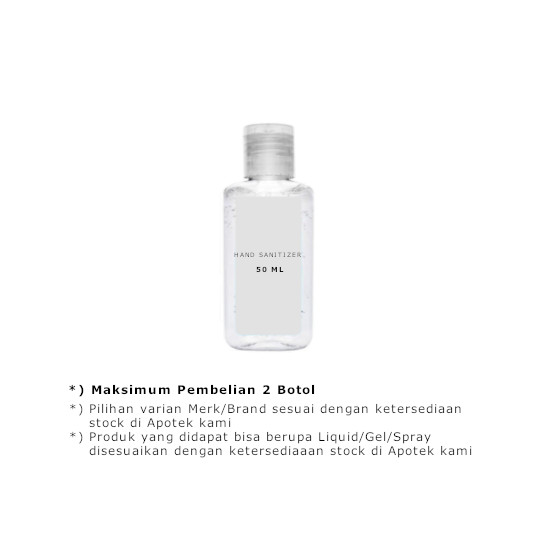 HAND SANITIZER 50 ML HAND SANITIZER 50 ML