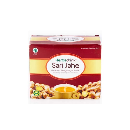 HERBADRINK SARI JAHE 22 GR 5 SACHET HERBADRINK SARI JAHE 22 GR 5 SACHET