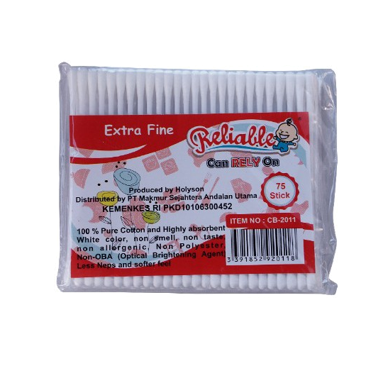 Reliable Cotton Bud Baby 75 Pieces Rcb-2011 Reliable Cotton Bud Baby 75 Pieces Rcb-2011