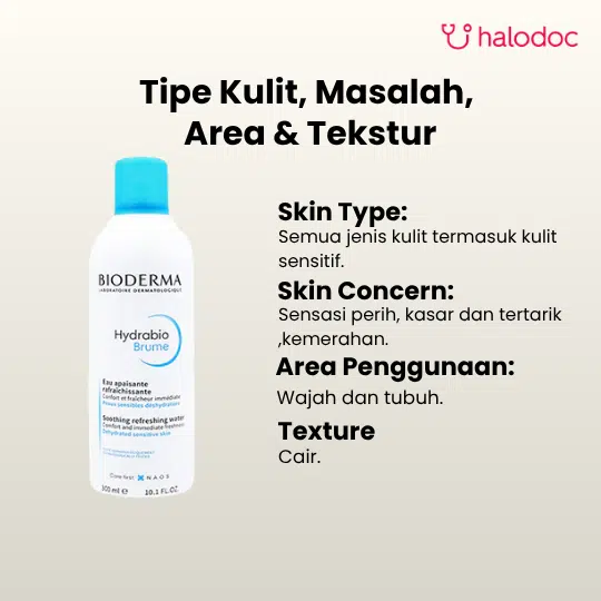 Bioderma Hydrabio Brume 300 ml - Gambar 2