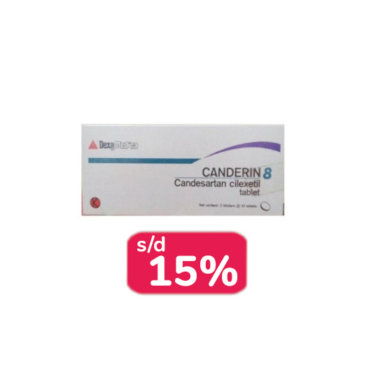 CANDERIN 8 MG 30 TABLET - OBAT RUTIN CANDERIN 8 MG 30 TABLET - OBAT RUTIN