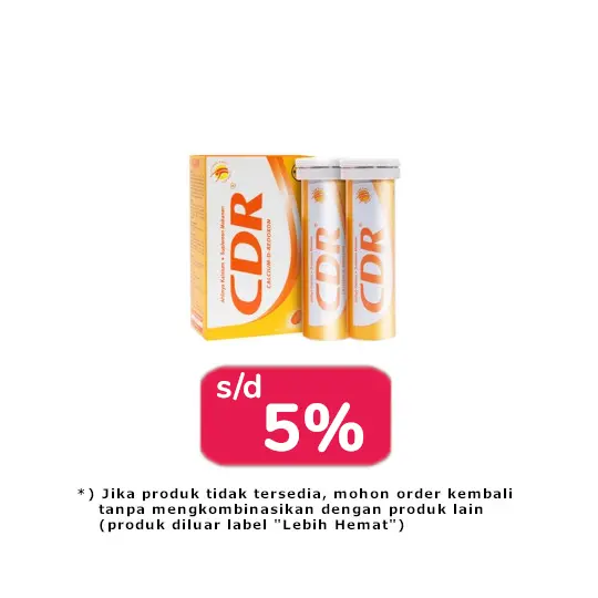 CDR EFFERVESCENT TWINPACK 2 BOX (40 TABLET) - LEBIH HEMAT CDR EFFERVESCENT TWINPACK 2 BOX (40 TABLET) - LEBIH HEMAT
