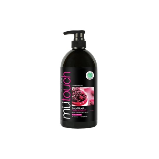 MU Touch Shower Cream Goats Milk with Pearl & Mulbery 1000 ml MU Touch Shower Cream Goats Milk with Pearl & Mulbery 1000 ml