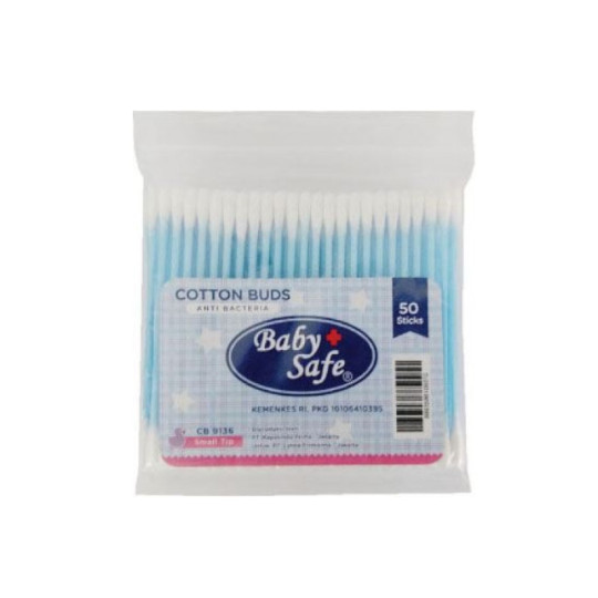 Baby Safe Cotton Bud Small Tip Pot 50 Pieces Baby Safe Cotton Bud Small Tip Pot 50 Pieces