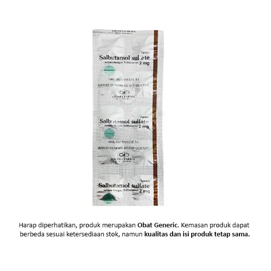 Salbutamol 2 mg 10 Tablet