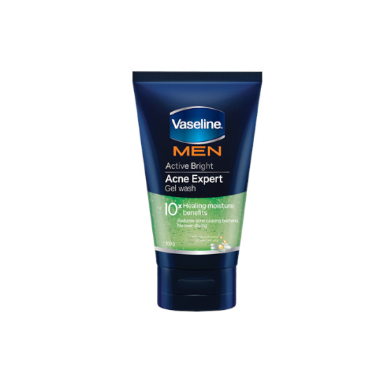 VASELINE MEN FACE WASH GEL ACNE EXPERT 100 G VASELINE MEN FACE WASH GEL ACNE EXPERT 100 G