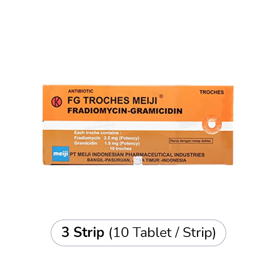 FG Troches 3 Strip (10 Tablet/Strip)- Hemat Borongan FG Troches 3 Strip (10 Tablet/Strip)- Hemat Borongan