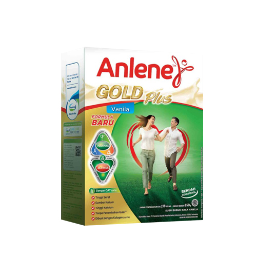 ANLENE GOLD PLUS RASA VANILA 650 G ANLENE GOLD PLUS RASA VANILA 650 G