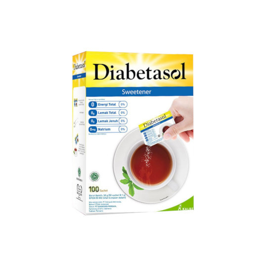 DIABETASOL ZERO CALORIE SWEETENER 100 SACHET DIABETASOL ZERO CALORIE SWEETENER 100 SACHET