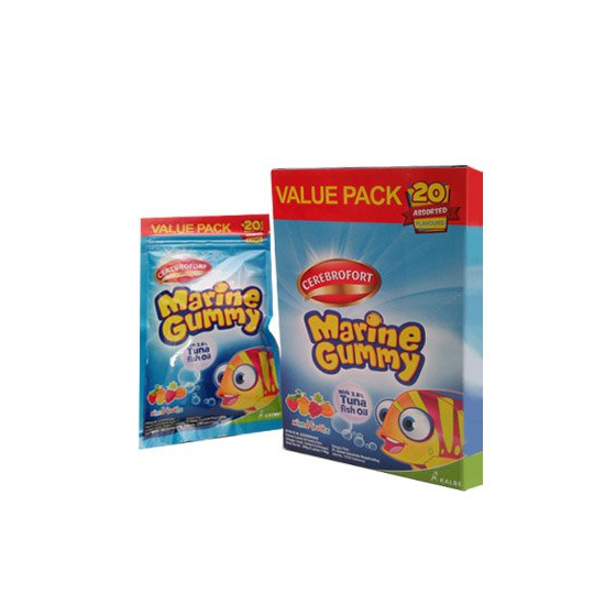 Cerebrofort Marine Gummy Mixed Fruit 20 Tablet Cerebrofort Marine Gummy Mixed Fruit 20 Tablet