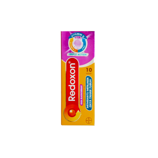 Redoxon Triple Action Rasa Blackcurrant 10 Tablet Effervescent Redoxon Triple Action Rasa Blackcurrant 10 Tablet Effervescent