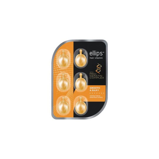 Ellips Hair Vitamin Smooth & Silky 6 Kapsul Lunak Ellips Hair Vitamin Smooth & Silky 6 Kapsul Lunak
