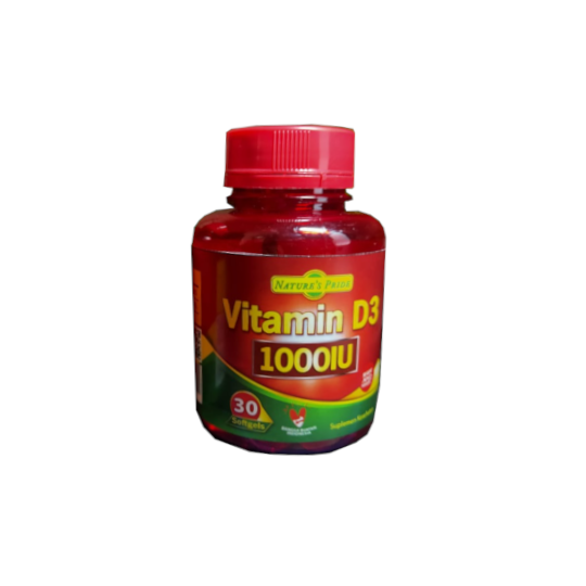 Nature's Pride Vitamin D3 1000 IU 30 Kapsul Nature's Pride Vitamin D3 1000 IU 30 Kapsul