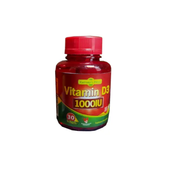 NATURE'S PRIDE VITAMIN D3 1000 IU 30 KAPSUL NATURE'S PRIDE VITAMIN D3 1000 IU 30 KAPSUL