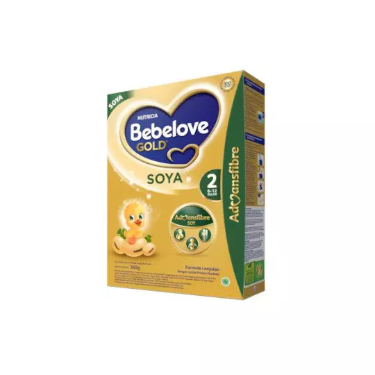 BEBELOVE GOLD SOYA 2 FORMULA SOYA BAYI BUBUK 360 G BEBELOVE GOLD SOYA 2 FORMULA SOYA BAYI BUBUK 360 G