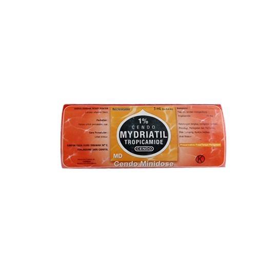 Cendo Mydriatil 1 % Minidose 0.6 ml Cendo Mydriatil 1 % Minidose 0.6 ml