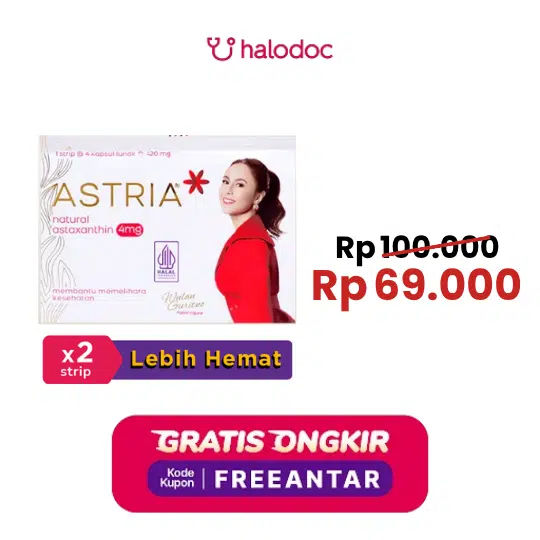 Astria 4 mg 2 Strip (4 Kapsul/Strip) - Hemat Borongan