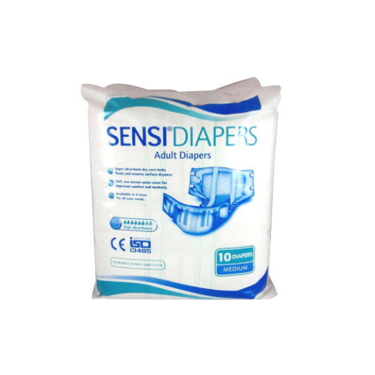 Sensi Adult Diapers M 10 Pieces Sensi Adult Diapers M 10 Pieces