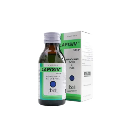 Lapisiv sirup 100 ml kegunaan efek samping dosis dan aturan pakai