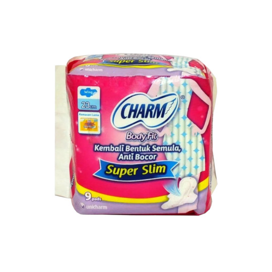 Charm Body Fit Super Slim Non Wing 9 Pads Charm Body Fit Super Slim Non Wing 9 Pads