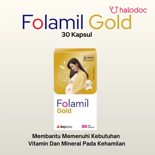 Folamil Gold 30 Kapsul - Gambar 1