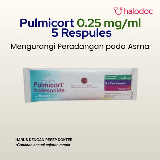 Pulmicort 0.25 mg/ml 5 Respules