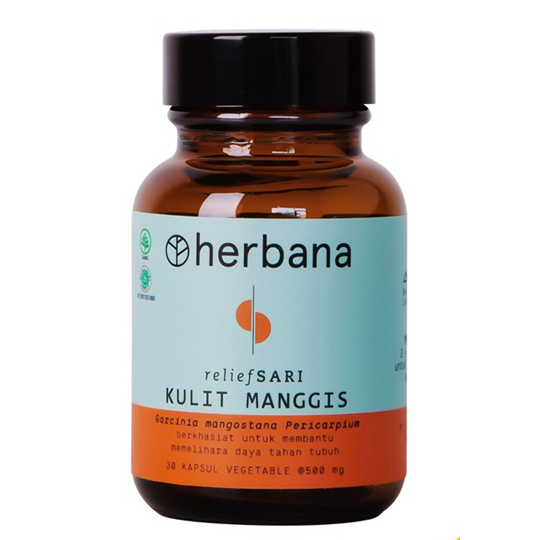 Herbana Relief Sari Kulit Manggis 30 Kapsul Kegunaan, Efek Samping