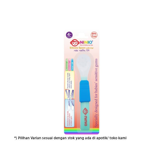 Ninio Silicone Spoon with Car Ninio Silicone Spoon with Car