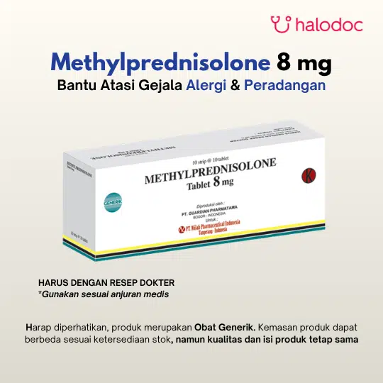 Methylprednisolone 8 mg 10 Tablet