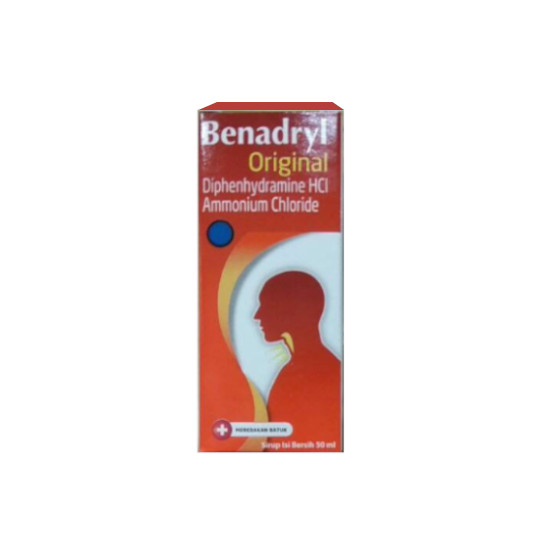 BENADRYL ORIGINAL SIRUP 50 ML BENADRYL ORIGINAL SIRUP 50 ML