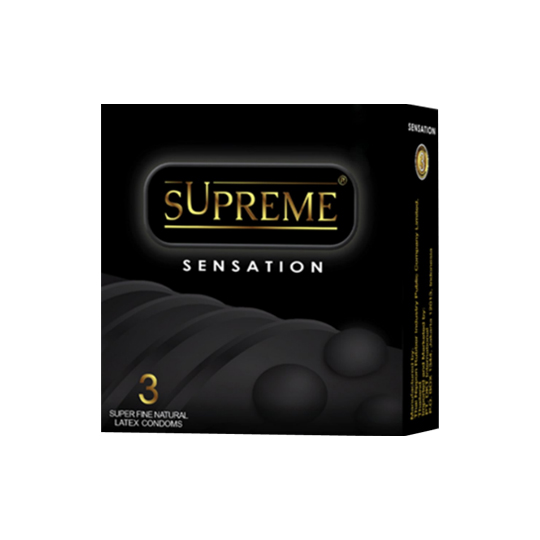 Kondom Supreme Sensation Isi 3 Kondom Supreme Sensation Isi 3