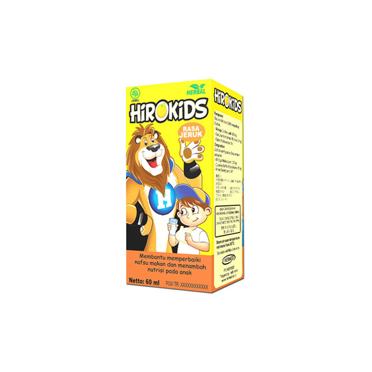 HIROKIDS SIRUP RASA JERUK 60 ML HIROKIDS SIRUP RASA JERUK 60 ML
