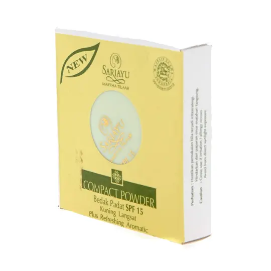 Sariayu Compact Powder Refill SPF 15 Plus Refreshing Aromatic Kuning Langsat 15 g