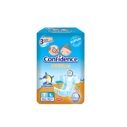 CONFIDENCE ADULT DIAPERS L 7 PIECES CONFIDENCE ADULT DIAPERS L 7 PIECES