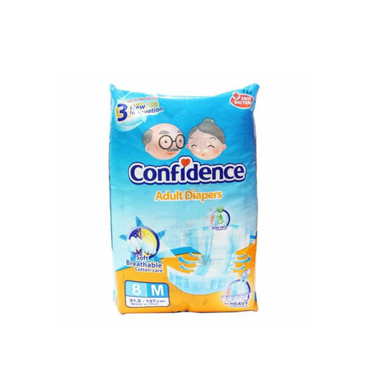 CONFIDENCE ADULT DIAPERS M 8 PIECES CONFIDENCE ADULT DIAPERS M 8 PIECES
