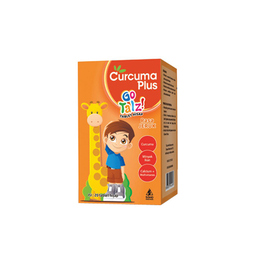 CURCUMA PLUS GO TALZ RASA JERUK 20 TABLET CURCUMA PLUS GO TALZ RASA JERUK 20 TABLET