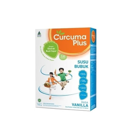Susu Curcuma Plus Fruit & Vegie Rasa Vanila 700 g Susu Curcuma Plus Fruit & Vegie Rasa Vanila 700 g