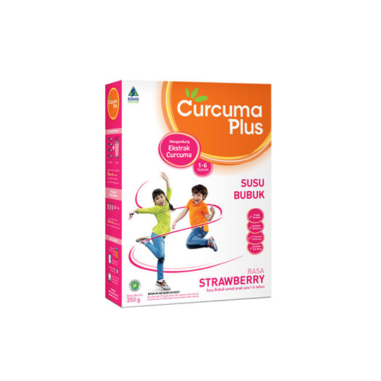 SUSU CURCUMA PLUS RASA STRAWBERRY 350 GR SUSU CURCUMA PLUS RASA STRAWBERRY 350 GR