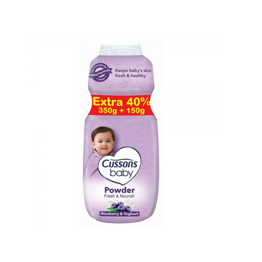 CUSSONS BABY POWDER FRESH & NOURISH 350 GR + 150 GR CUSSONS BABY POWDER FRESH & NOURISH 350 GR + 150 GR