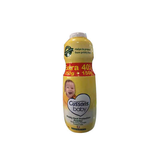 CUSSONS BABY POWDER PRICKLY HEAT PROTECTION 350 GR + 150 GR CUSSONS BABY POWDER PRICKLY HEAT PROTECTION 350 GR + 150 GR