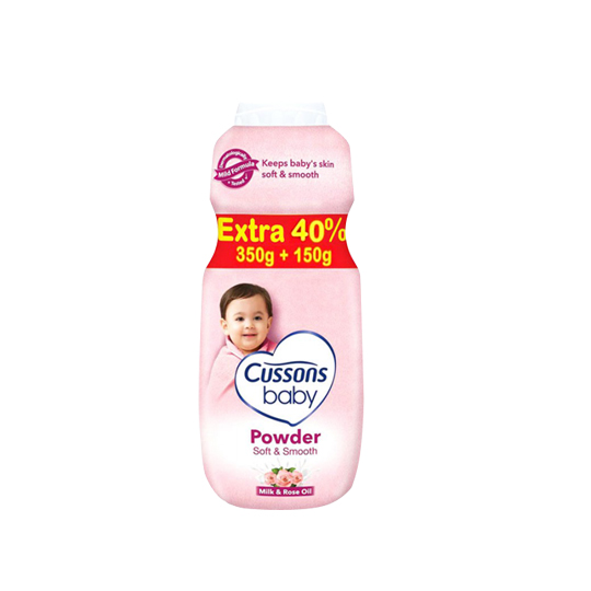 CUSSONS BABY POWDER SOFT & SMOOTH 350 GR + 150 GR CUSSONS BABY POWDER SOFT & SMOOTH 350 GR + 150 GR