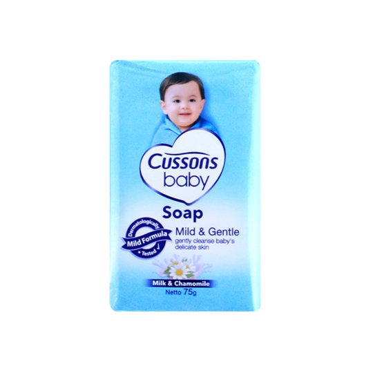 CUSSONS BABY SOAP MILD & GENTLE 75 GR CUSSONS BABY SOAP MILD & GENTLE 75 GR
