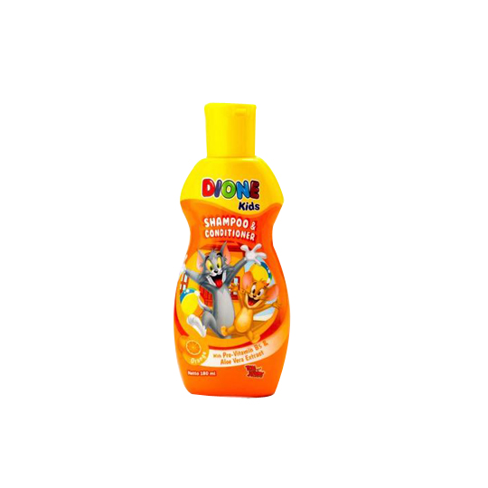 DIONE KIDS SHAMPOO & CONDITIONER ORANGE 180 ML DIONE KIDS SHAMPOO & CONDITIONER ORANGE 180 ML