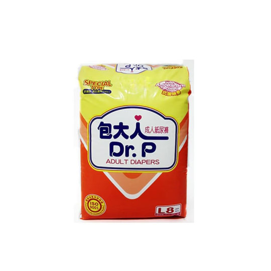 Dr P Adult Diapers Special L 8 Dr P Adult Diapers Special L 8