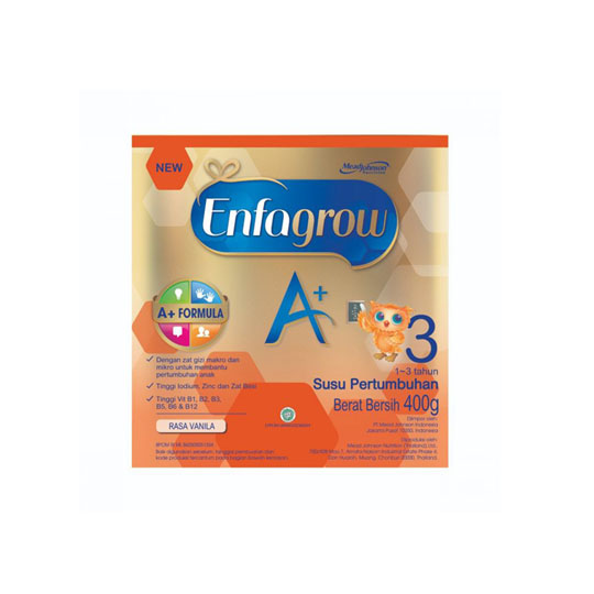 ENFAGROW A+ 3 VANILA 400 GR ENFAGROW A+ 3 VANILA 400 GR