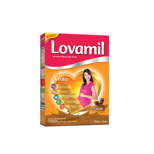 LOVAMIL IBU HAMIL RASA COKELAT 175 GR LOVAMIL IBU HAMIL RASA COKELAT 175 GR